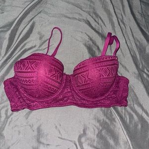 Magenta Tommy Hilfiger Push Up Bra